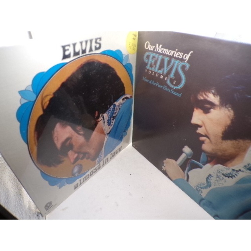 Elvis Presley Vinyl Record Lot Almost In Love Our Memories of Elvis Volume 2 LP
